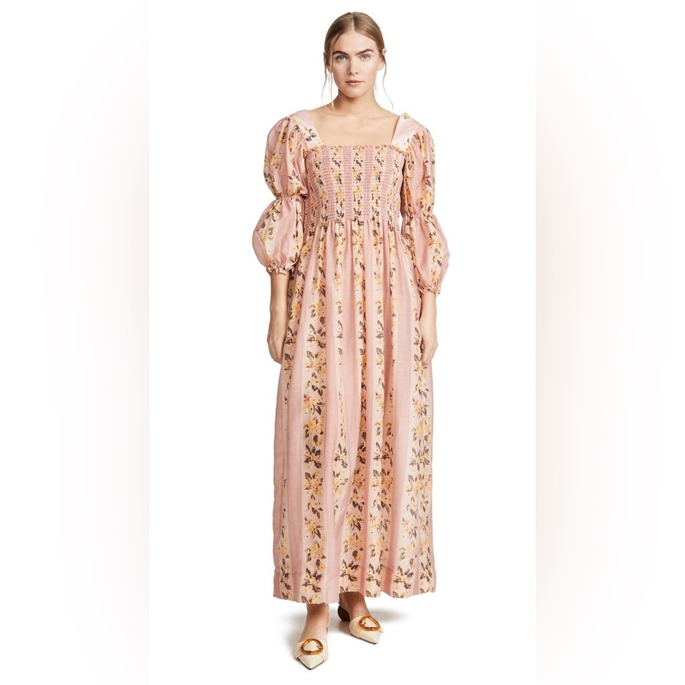 Rachel Antonoff Floral Clark Smocked Dress